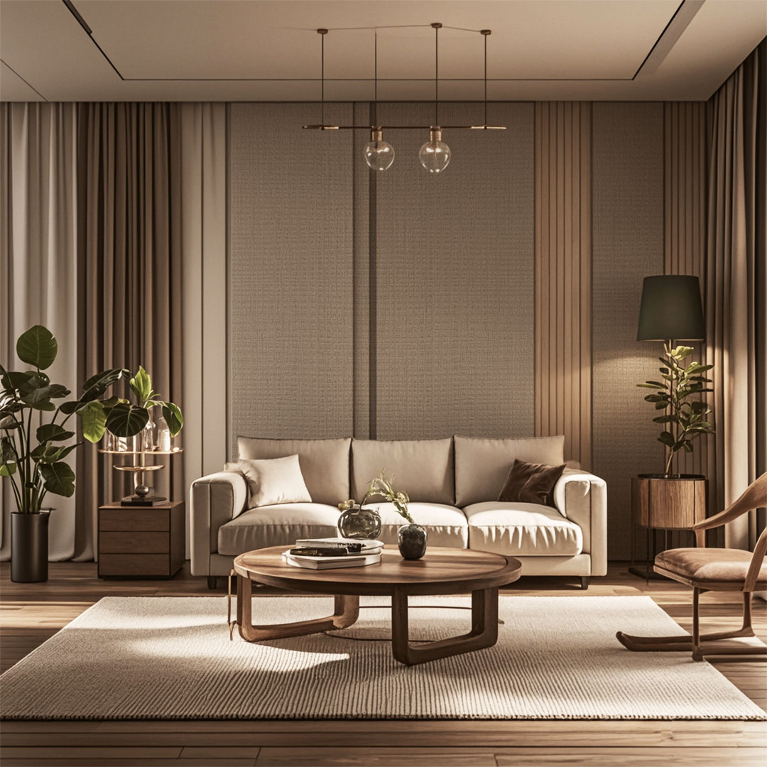 Panneau de texture en tissu BZ01 - Luxe léger