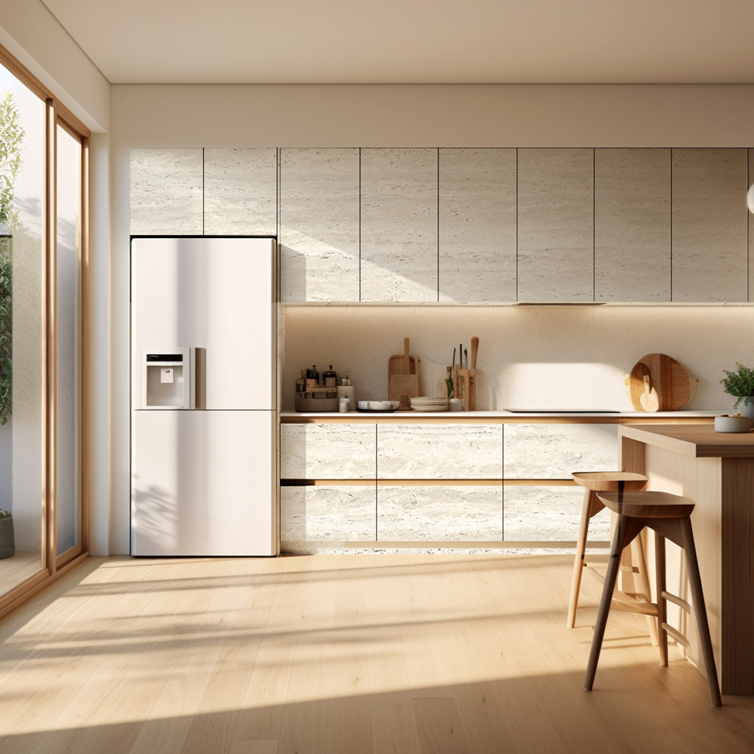 Panneau de travertin synchronisé SZ07 - Naturel